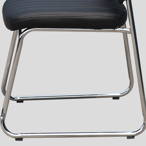 Modern Style Task Chair Mid-Back Ergonomic Armless Office Chair