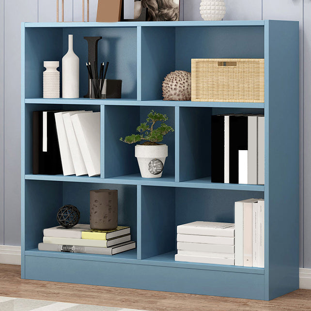 Wood Standard Bookshelf Contemporary Style Bookcase for Living Room