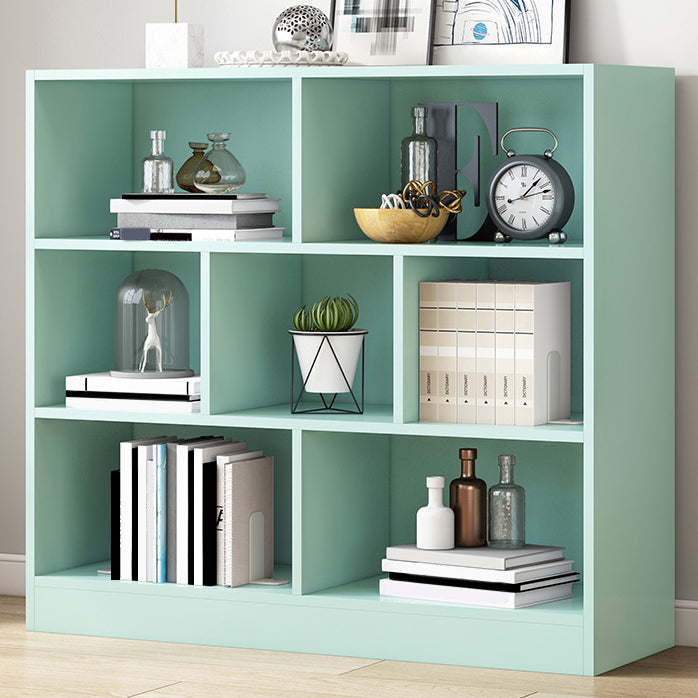 Wood Standard Bookshelf Contemporary Style Bookcase for Living Room