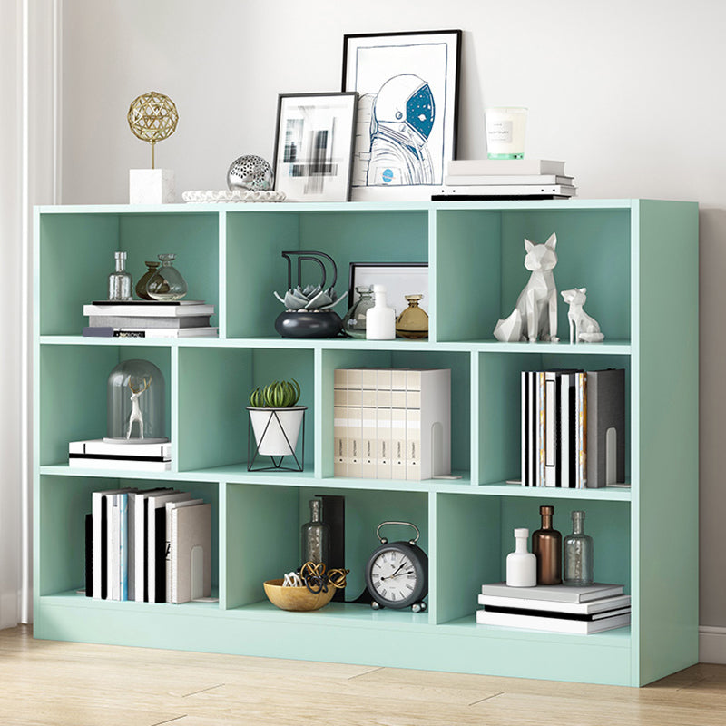Wood Standard Bookshelf Contemporary Style Bookcase for Living Room