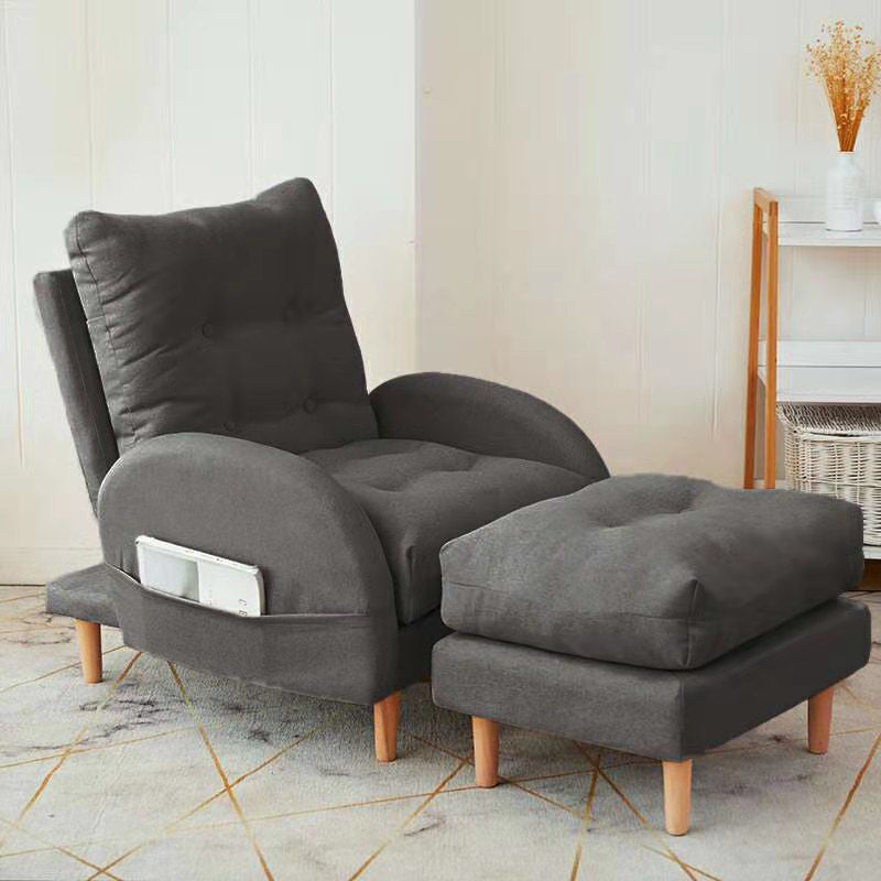 Linen Convertible Chair 24.8"L x 33.4"W x 36.2" H Chair for Living Room