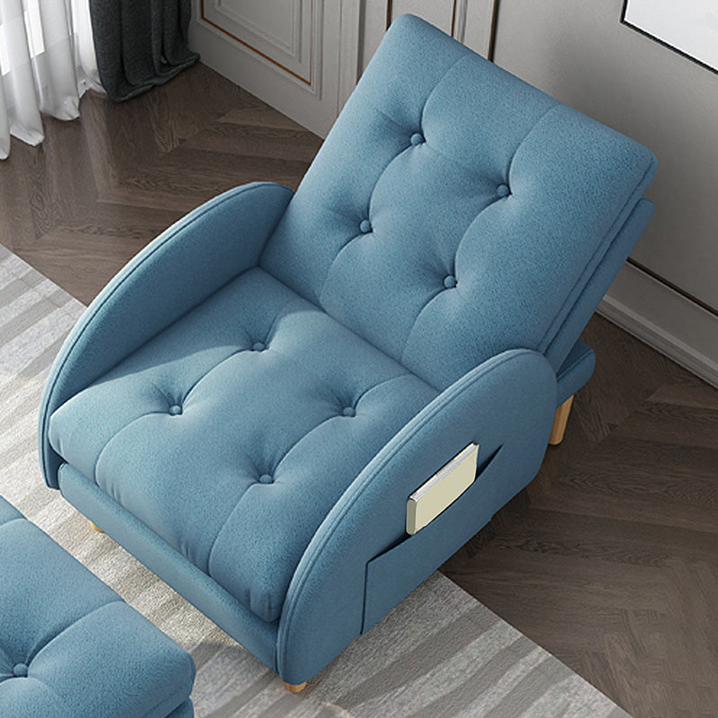 26.37" L x 29.52" W x 37.40" H Accent Armchair with Adjustable Tufted Back