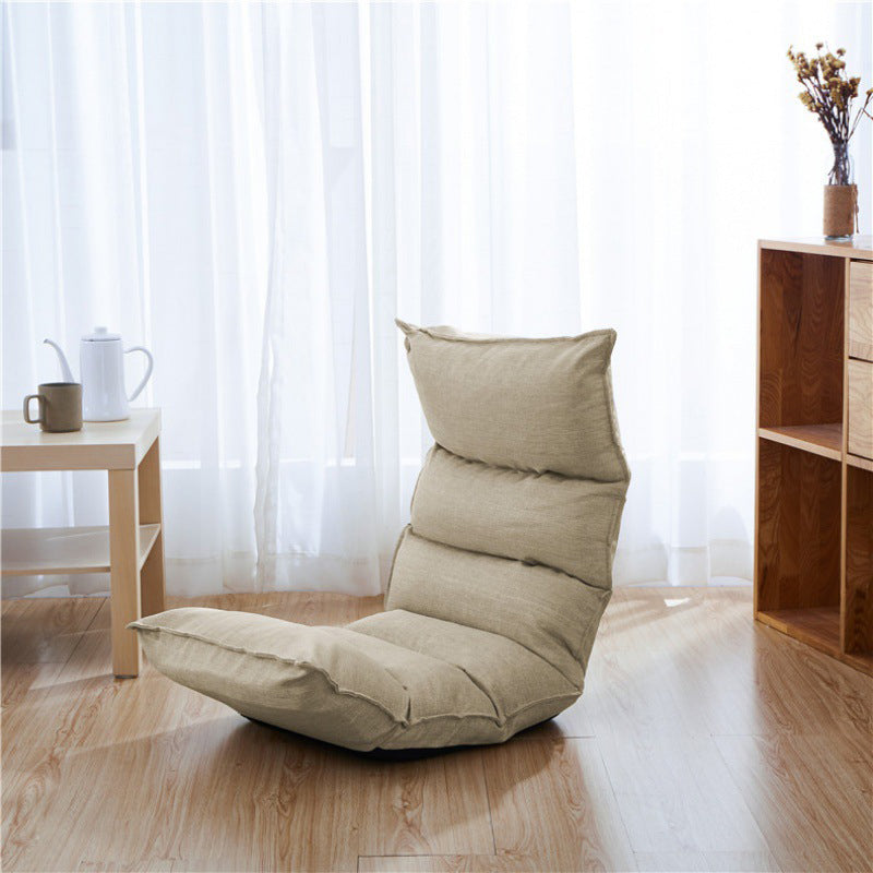 Linen Convertible Chair Cushion Back Modern Chair for Living Room