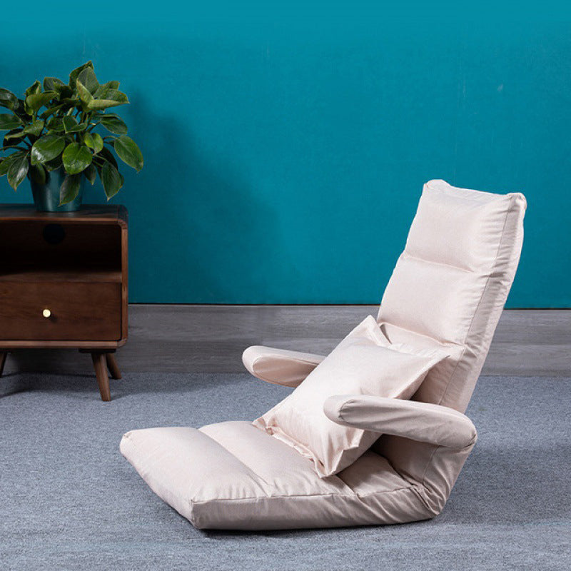 Linen Convertible Chair Cushion Back Modern Chair for Living Room