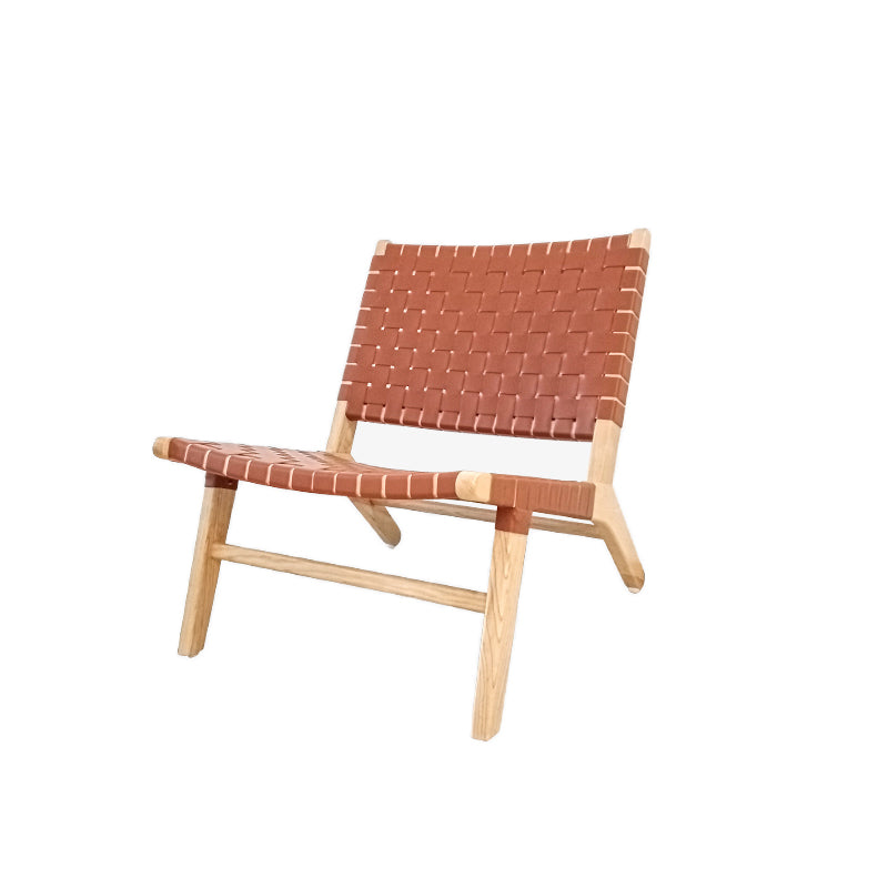 Wood Armless Chair Slipper Accent Chair Tight Back Chair for Living Room