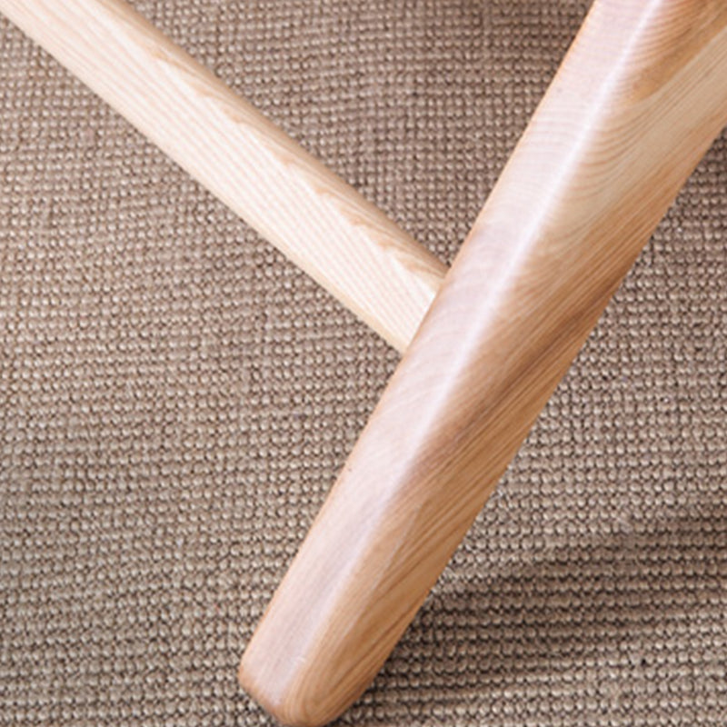 Wood Armless Chair Slipper Accent Chair Tight Back Chair for Living Room