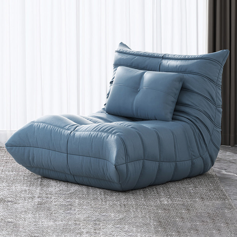 Bonded Leather Armless Chair 34.6"L x 39.3"W x 28.3" H Chair for Living Room