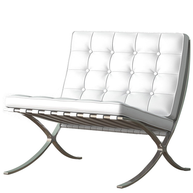 Armless Tufted Cushions Chair 29.5"L x 31.5"W x 31.5" H Chair for Living Room