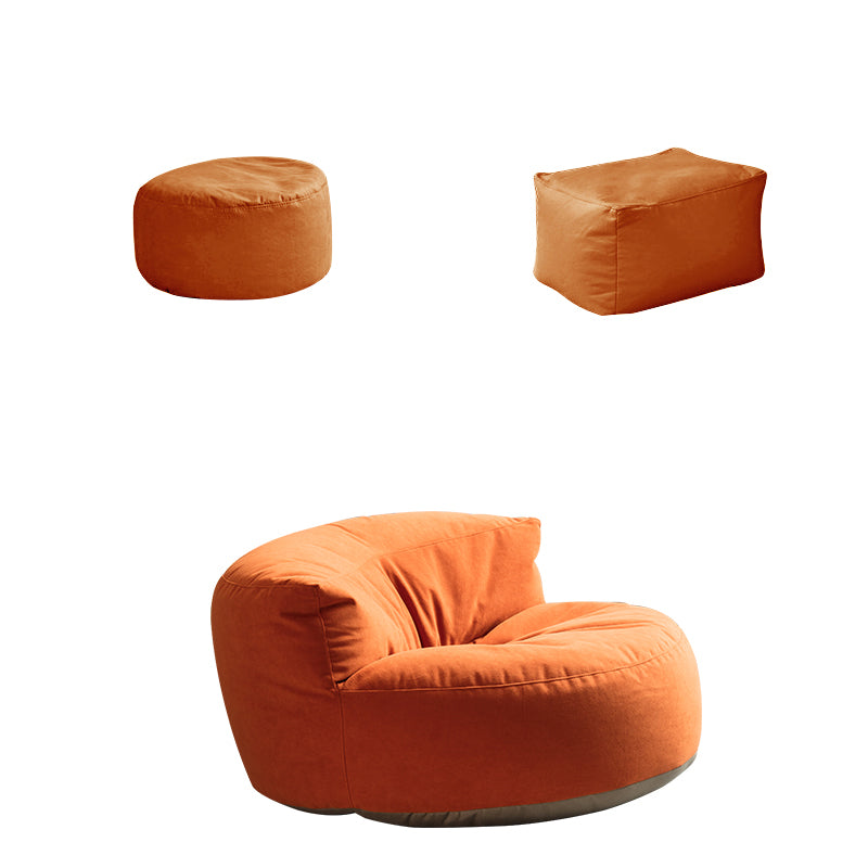 Velvet Parsons Chair 34.6" L x 39.3"W x 18.8" H Armless Chair Living Room