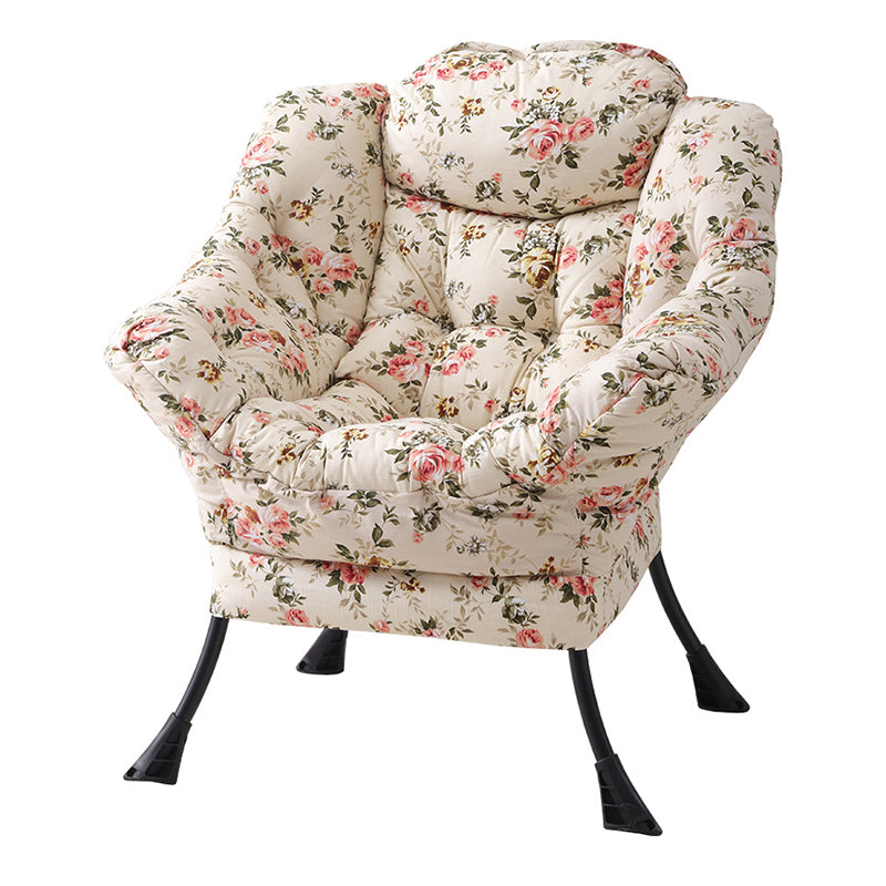 Faux Leather/Faux Fur Chair 31.4" L x 25.5" W x 35.4" H Arms Included Chair