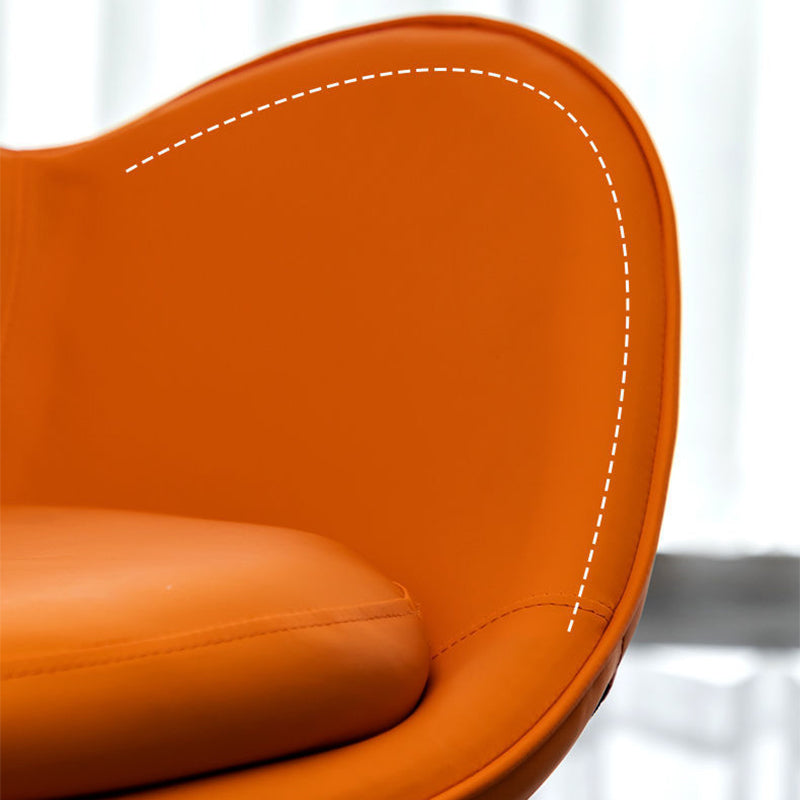 33.07" L x 30.31" W x 33.46" H Faux Leather Flared Arms Chair for Bedroom