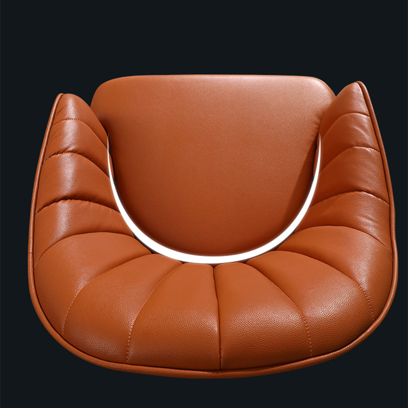 24.80" L x 29.52" W x 28.74" H Barrel Accent Chair Sloped Arm Chair for Living Room