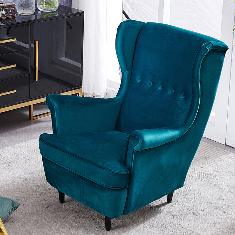 Linen Arm Chair 32.2 "L x 37.8"W x 39.8"H Solid Wood Frame Chair