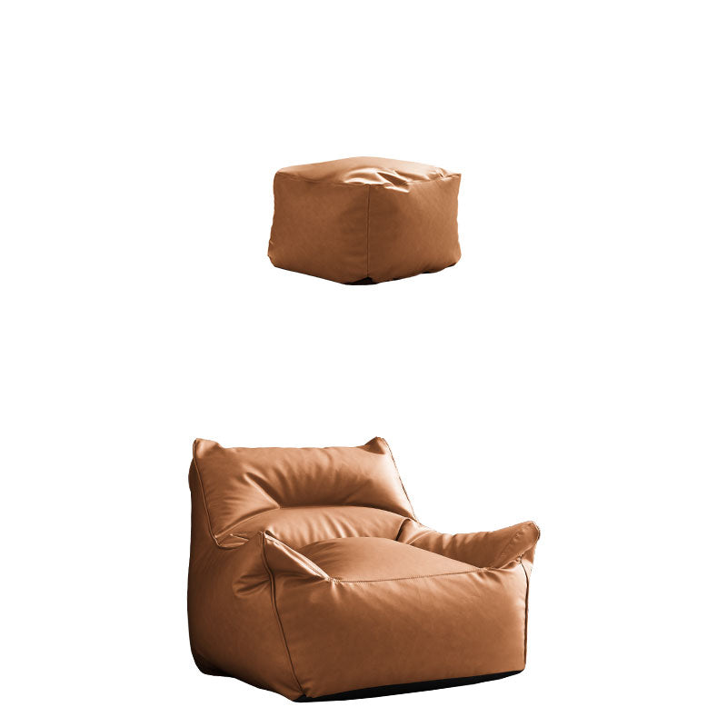 Bonded Leather Arm Chair Stacking Arms Included Chair for Living Room