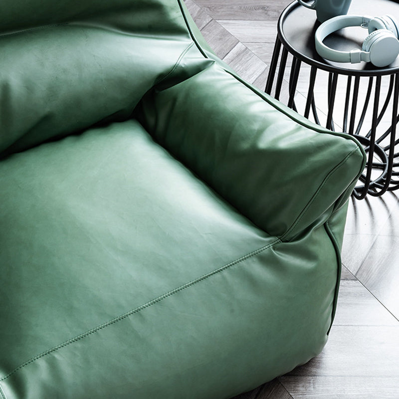 Bonded Leather Arm Chair Stacking Arms Included Chair for Living Room