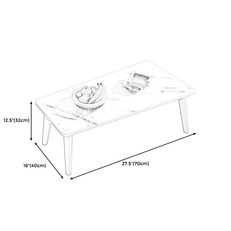 Black/white/grey Round Coffee Table Made of Wood and Wood-based Panel