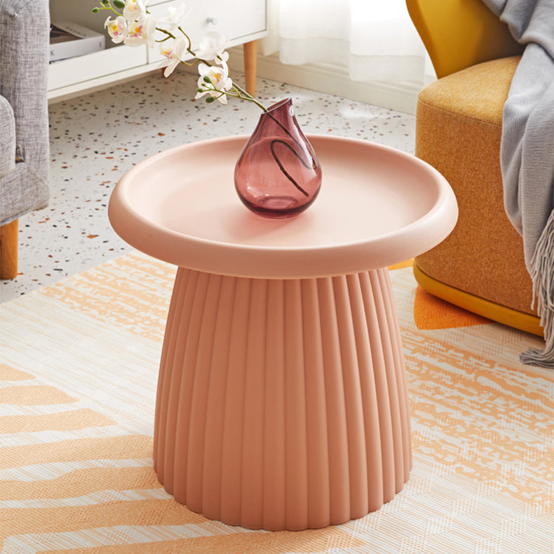 Round Pedestal Coffee Table Scandinavian Macaron Coffee Cocktail Table
