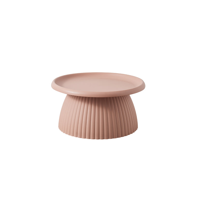 Round Pedestal Coffee Table Scandinavian Macaron Coffee Cocktail Table