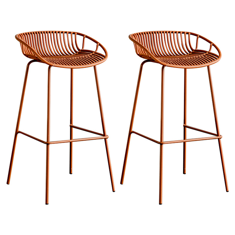 Modern Style Bar Stool Metal Counter Bar Stool with Metal Legs for Home