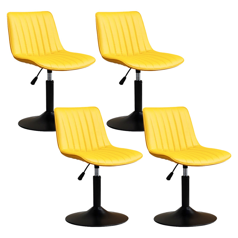 Contemporary Style Bar-stool Adjustable Counter Bar Stool with Metal Legs for Home