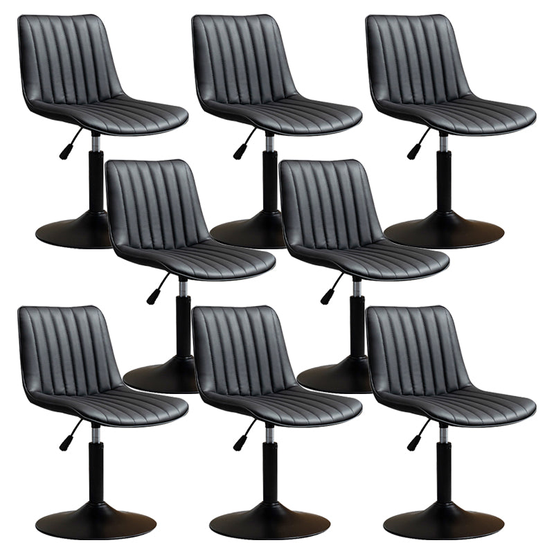 Contemporary Style Bar-stool Adjustable Counter Bar Stool with Metal Legs for Home