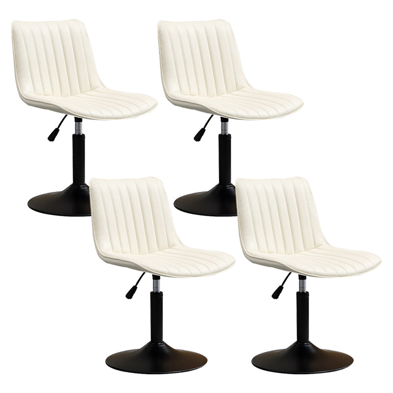 Contemporary Style Bar-stool Adjustable Counter Bar Stool with Metal Legs for Home