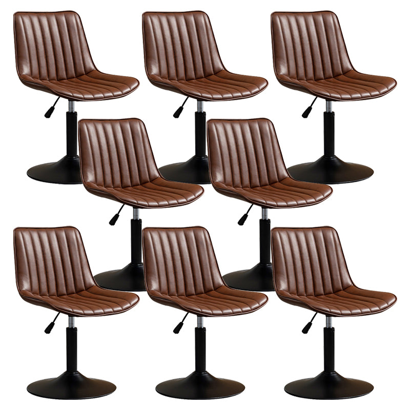 Contemporary Style Bar-stool Adjustable Counter Bar Stool with Metal Legs for Home