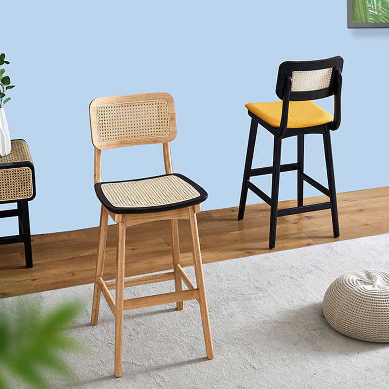 Contemporary Style Bar-stool Wooden Counter Bar Stool for Home