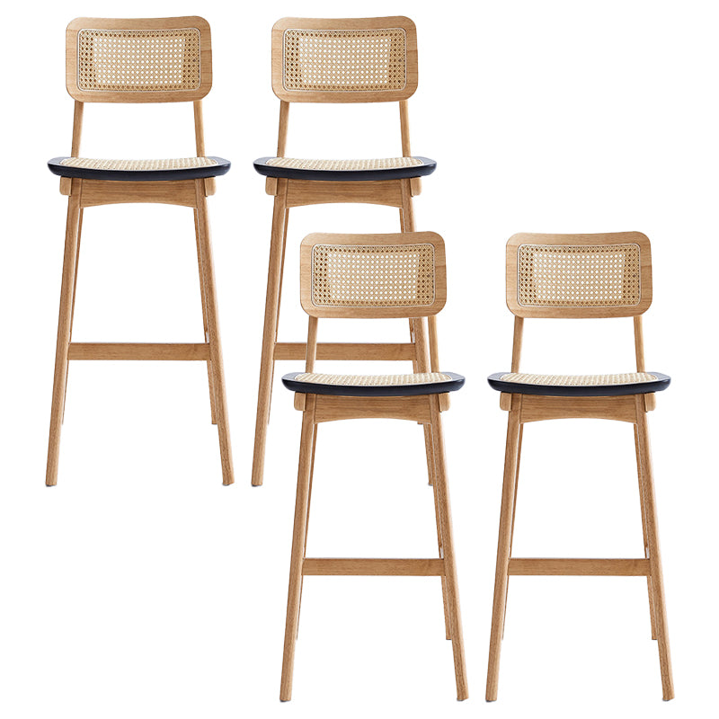 Contemporary Style Bar-stool Wooden Counter Bar Stool for Home
