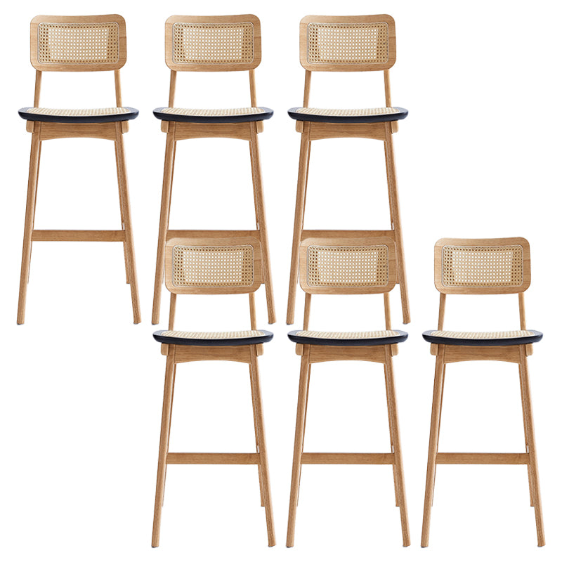 Contemporary Style Bar-stool Wooden Counter Bar Stool for Home