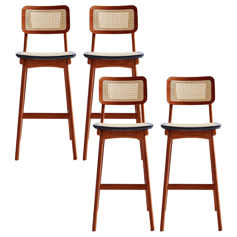 Contemporary Style Bar-stool Wooden Counter Bar Stool for Home