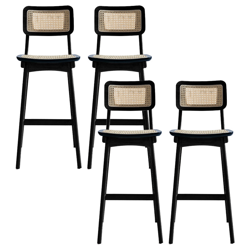 Contemporary Style Bar-stool Wooden Counter Bar Stool for Home
