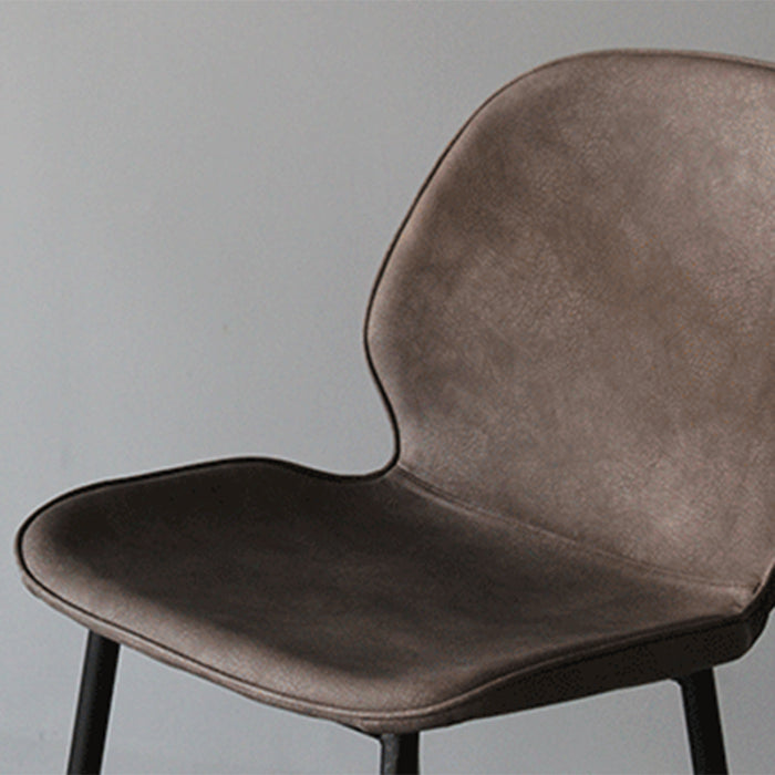 Industrial Style Bar-stool PU Leather Counter Bar Stool with Metal Legs for Kitchen