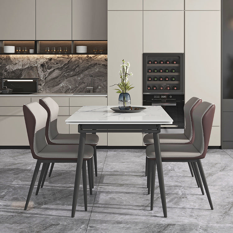 Modern Stone Dining Table Set 1/4/5/7 Pieces Dining Set for Home Use