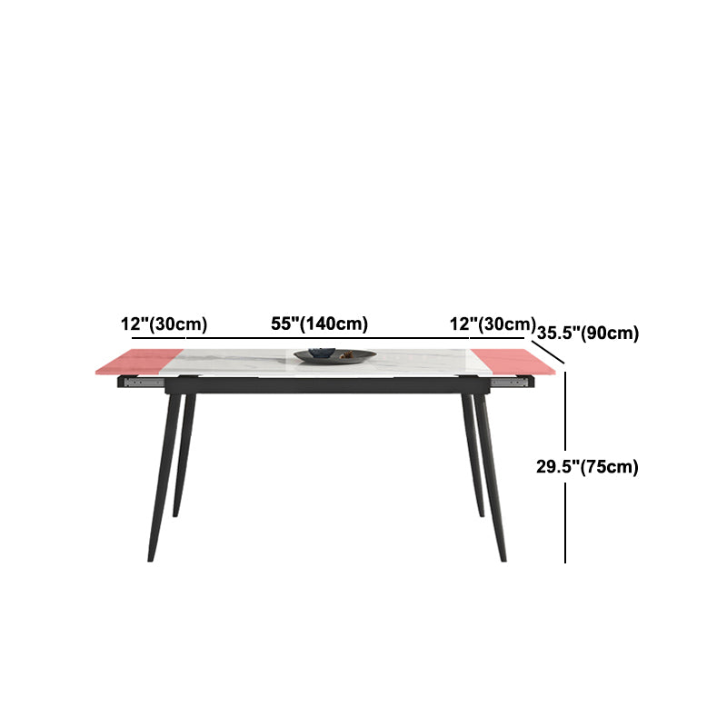 Modern Stone Dining Table Set 1/4/5/7 Pieces Dining Set for Home Use