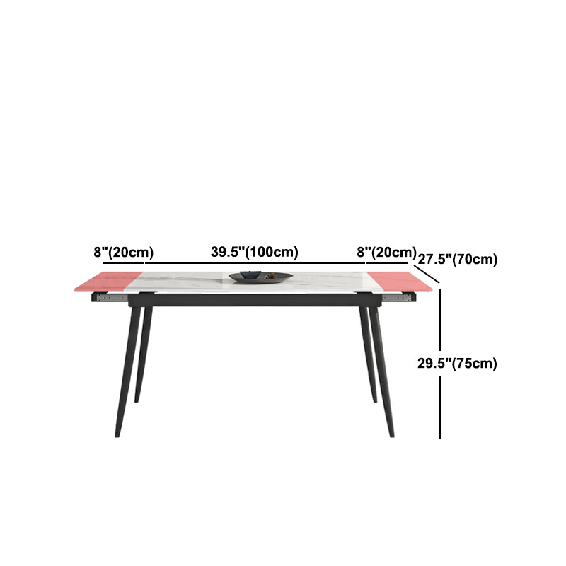 Modern Stone Dining Table Set 1/4/5/7 Pieces Dining Set for Home Use