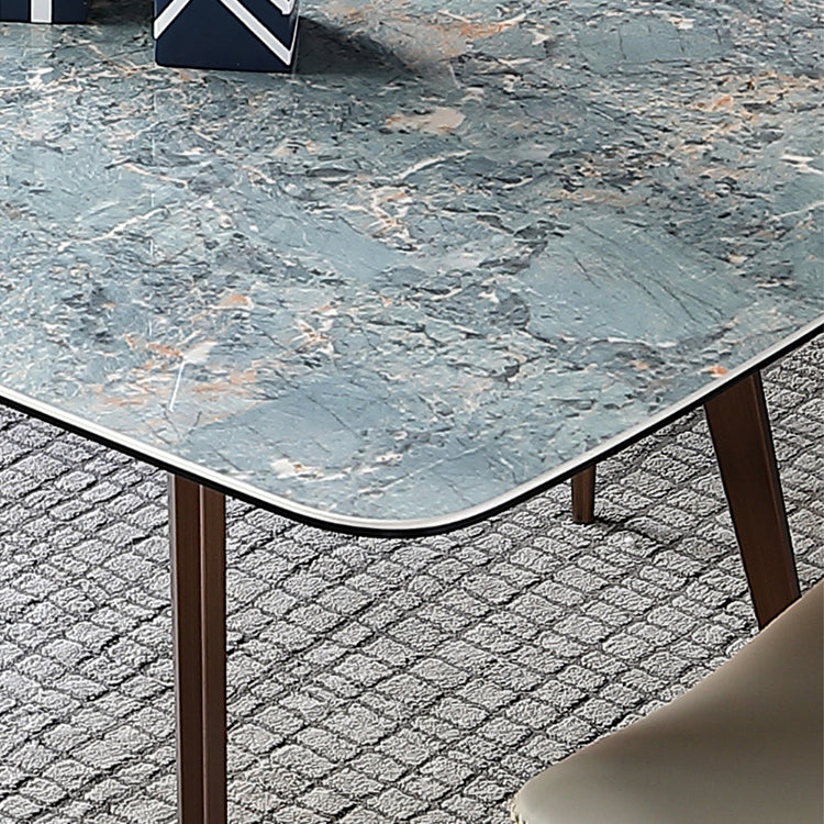 Modern Style Sintered Stone Top Dining Set 1/4/5/7 Pieces Dining Table with Chairs