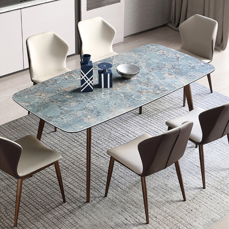 Modern Style Sintered Stone Top Dining Set 1/4/5/7 Pieces Dining Table with Chairs