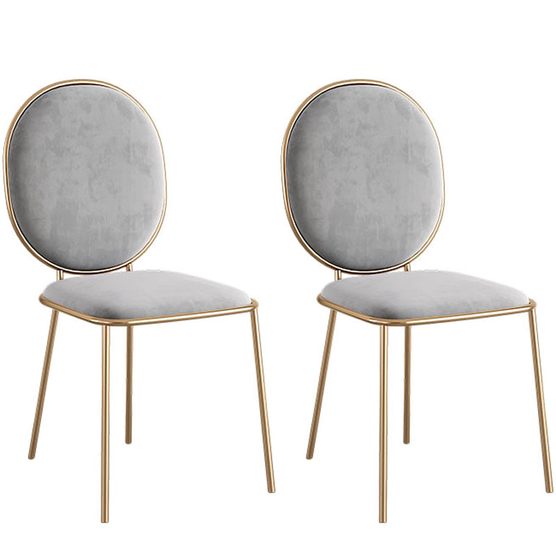 Glam Iron Dining Table Set 1/2/5 Pieces Rectangle White Sintered Stone Top Dinette Set