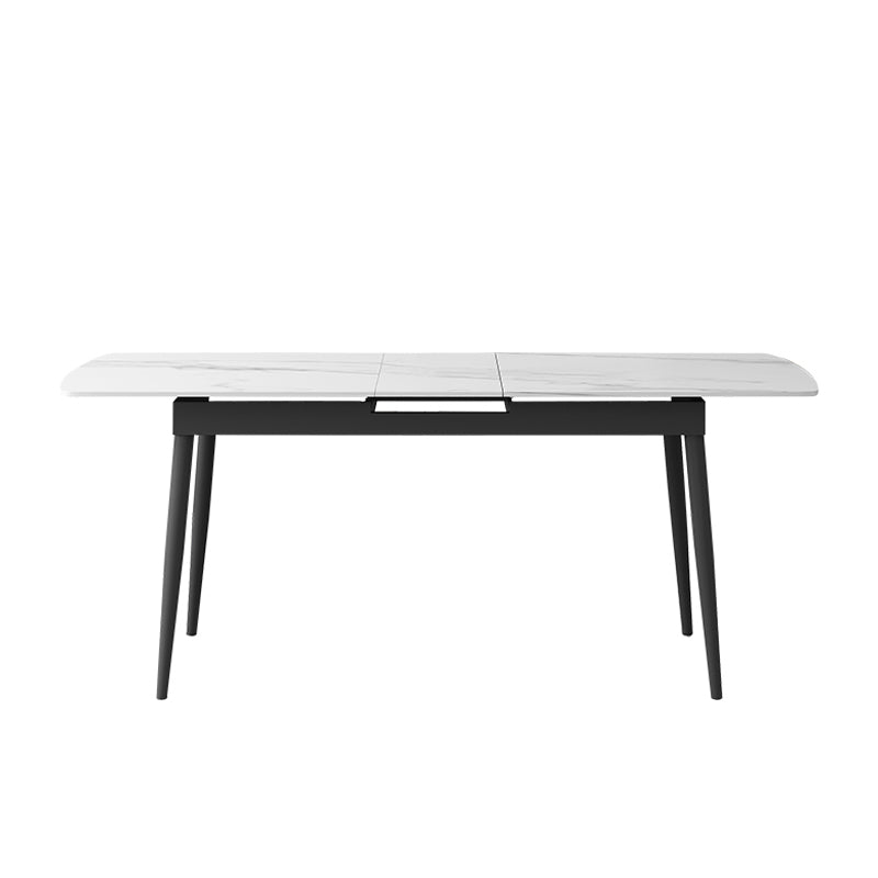 Modern Rectangle Stone Dining Table Set 1/4/5/7 Pieces Dining Set for Home Use