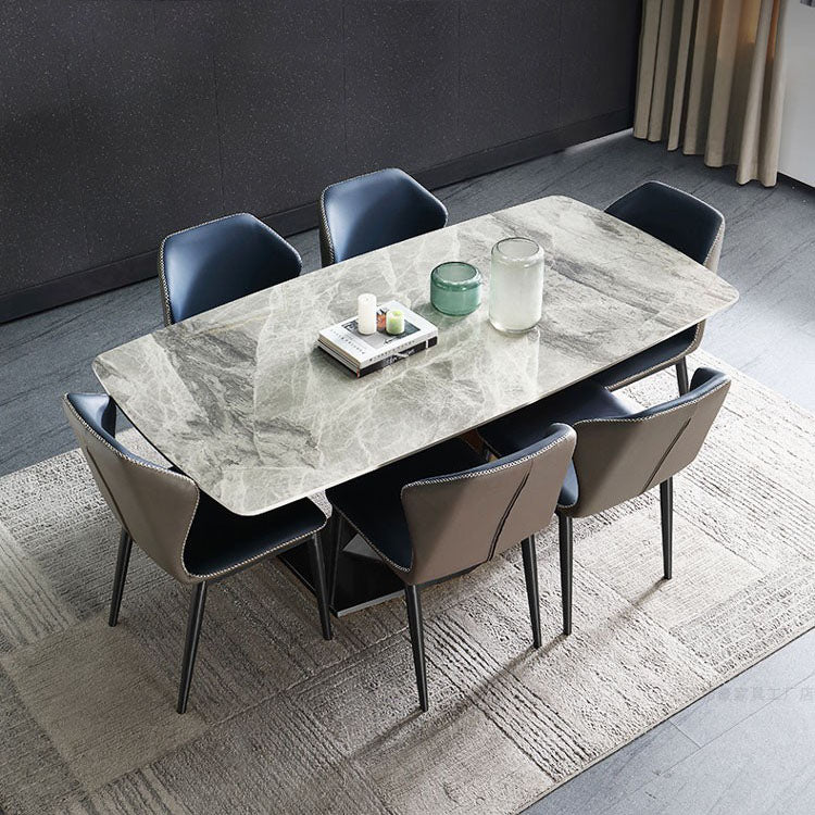 Rectangular Dining Set 1/4/5/7 Pieces Sintered Stone Dining Table Set