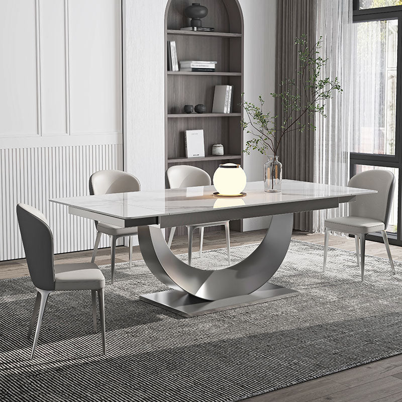 Modern Sintered Stone Dining Table Set 1/4/5/7 Pieces Dining Set for Home Use