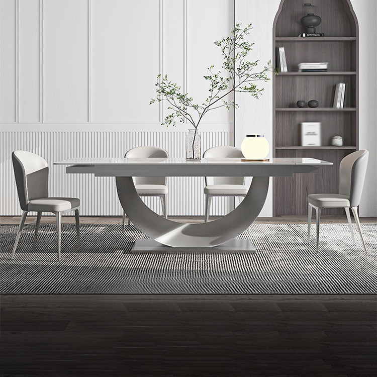 Modern Sintered Stone Dining Table Set 1/4/5/7 Pieces Dining Set for Home Use