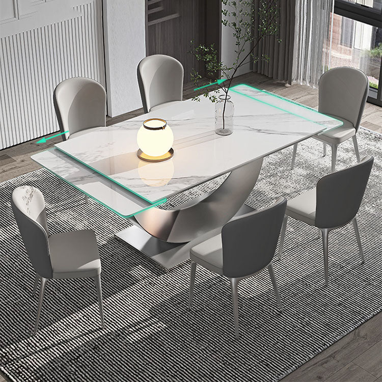 Modern Sintered Stone Dining Table Set 1/4/5/7 Pieces Dining Set for Home Use