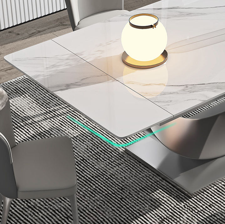 Modern Sintered Stone Dining Table Set 1/4/5/7 Pieces Dining Set for Home Use