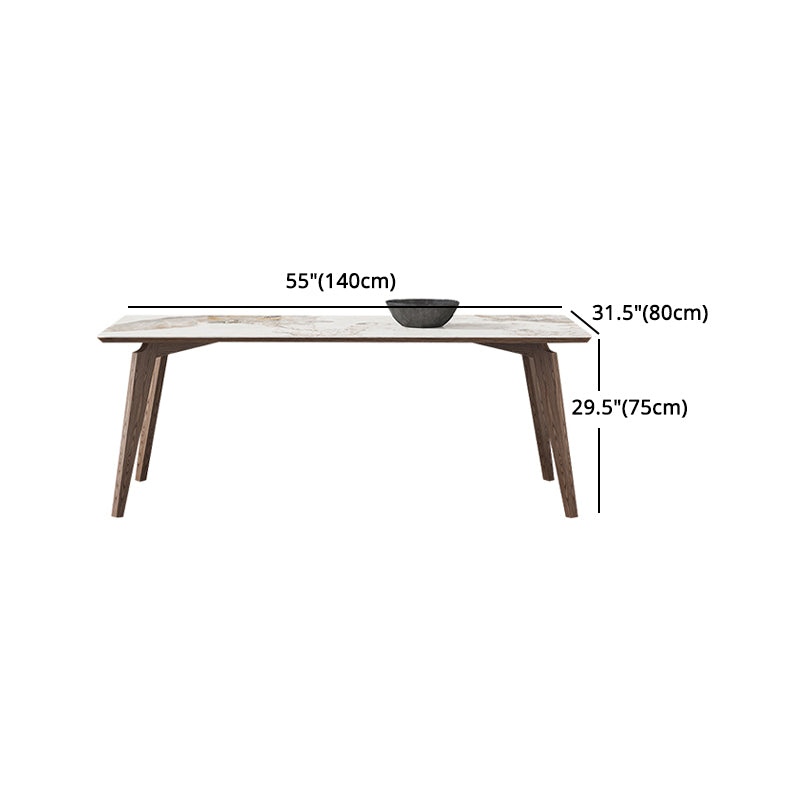 1/4/5 Pcs Sintered Stone Dining Room Set Dining Room Table and Chair Set
