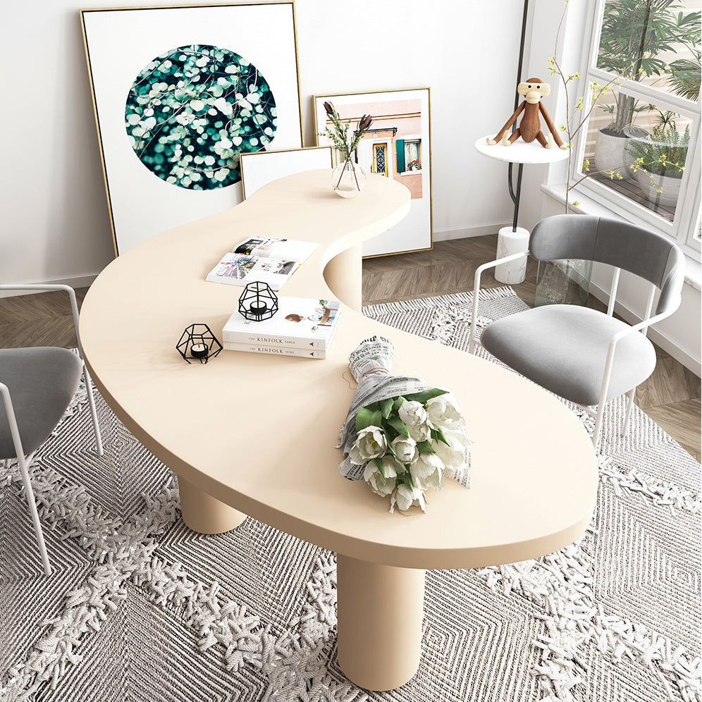 Modern Solid Wood Dining Table 3 Legs Dining Table for Dining Room