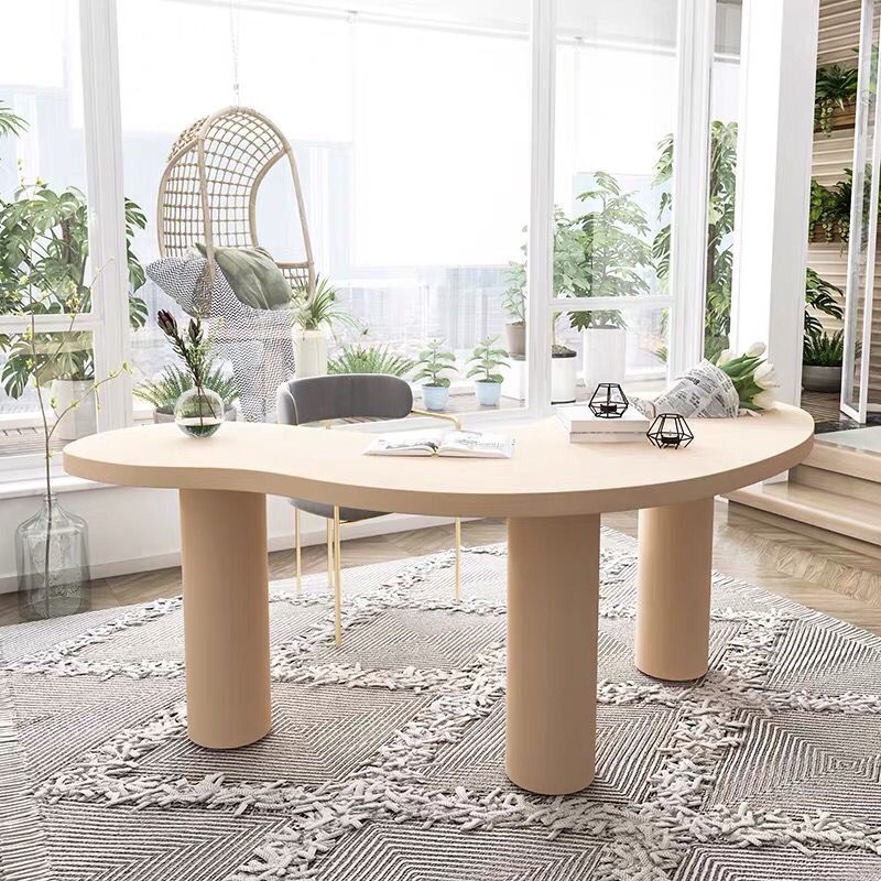 Modern Solid Wood Dining Table 3 Legs Dining Table for Dining Room