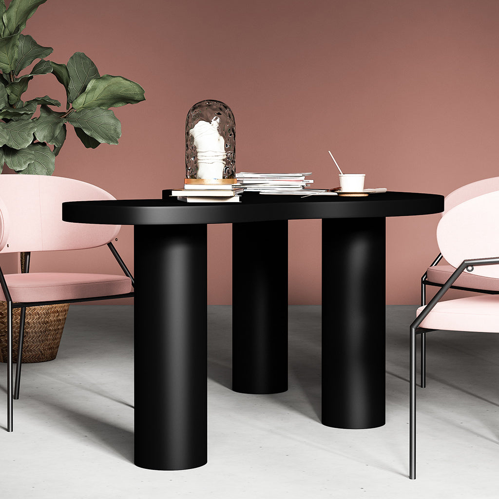 Modern Solid Wood Dining Table 3 Legs Dining Table for Dining Room