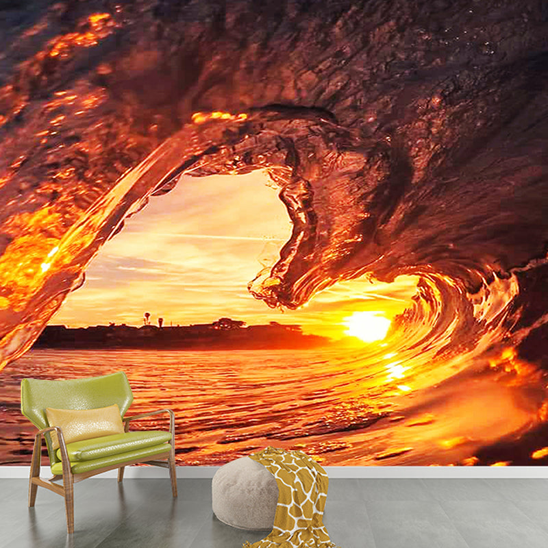 Environment Friendly Resistant Mural Wallpaper Beautiful Sea Sleeping Room Wall Mural